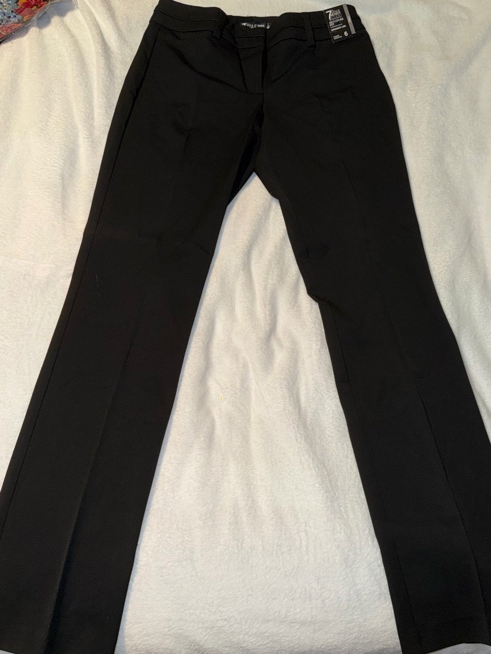 New York & Company Black Straight-Leg Women's Dress Pants